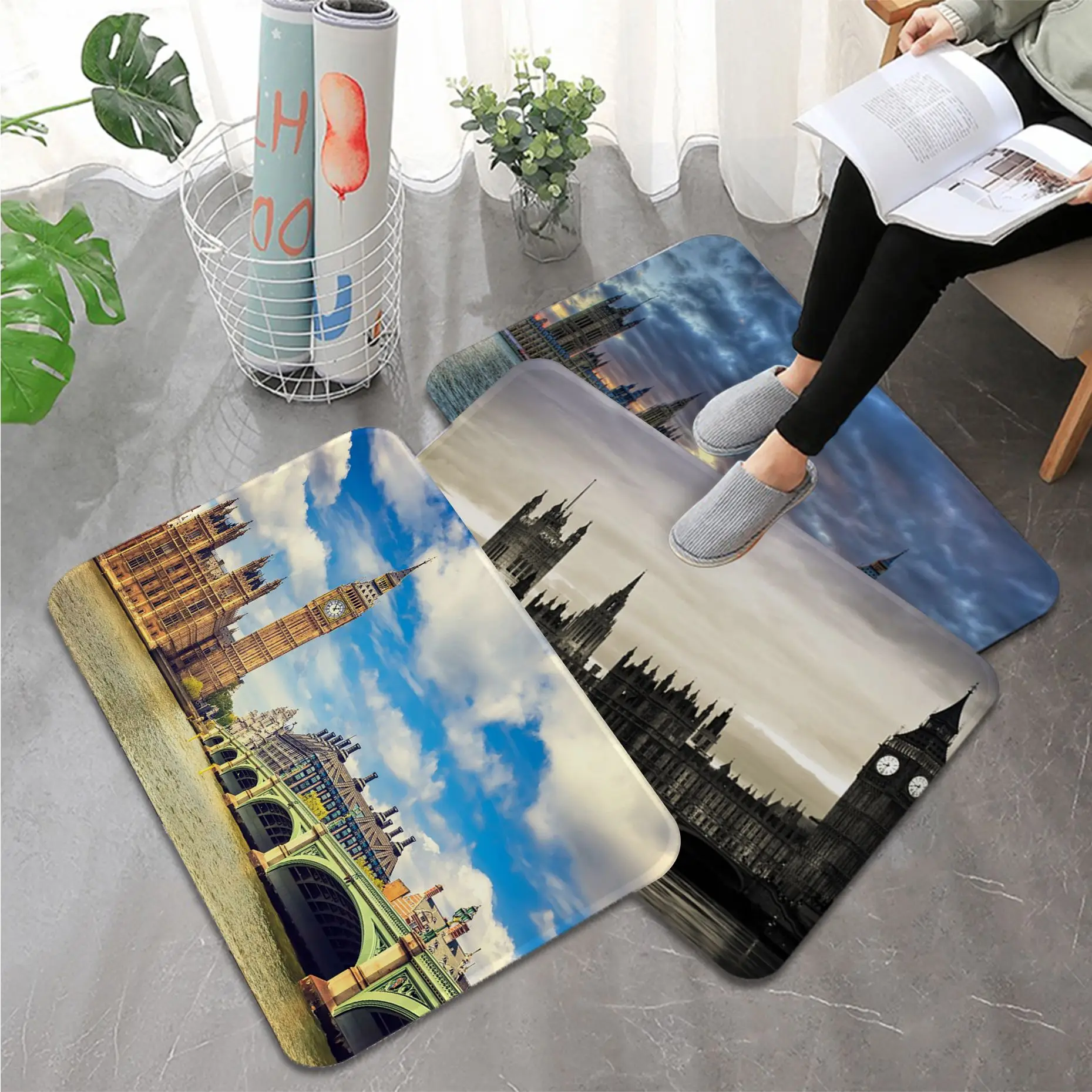 Big Ben City View Entrance Door Mat Retro Multiple Choice Living Room Kitchen Rug Non-Slip Welcome Rug
Big Ben City View Entrance Door Mat Retro Multiple Choice Living Room Kitchen Rug Non-Slip Welcome Rug
