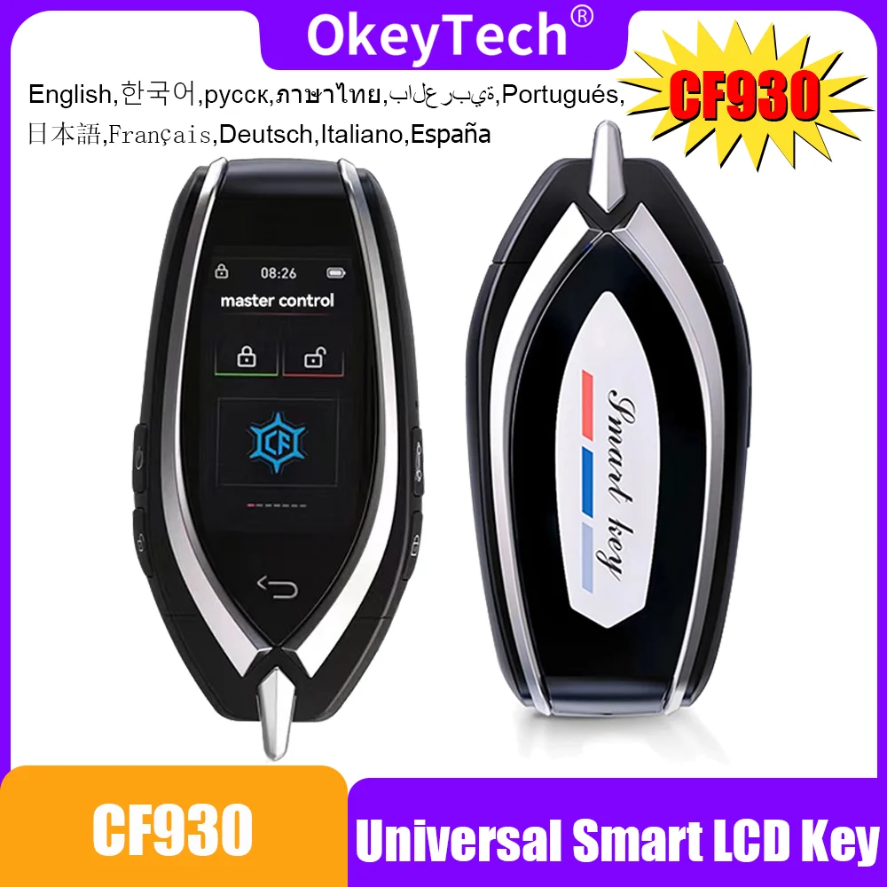 CF930 Modified Universal Smart Remote LCD Key Comfortable Entry Auto Lock Keyless For BMW/Audi/Benz/Ford/Mazda/Toyota/VW/Hyundai
CF930 Modified Universal Smart Remote LCD Key Comfortable Entry Auto Lock Keyless For BMW/Audi/Benz/Ford/Mazda/Toyota/VW/Hyundai