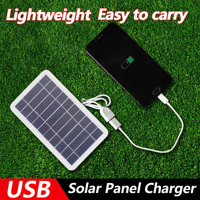 5 в 400 мА солнечная панель 2 Вт Выход USB наружная портативная солнечная система для продуктов низкой мощности элемент питания зарядное устрой...