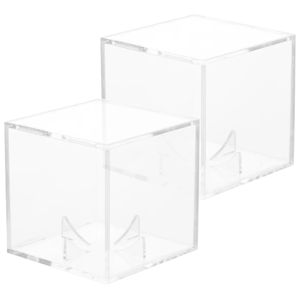 2 Pcs Baseball Cases For Balls Holder Transparent Display Square Small Golf Acrylic Accessory
2 Pcs Baseball Cases For Balls Holder Transparent Display Square Small Golf Acrylic Accessory