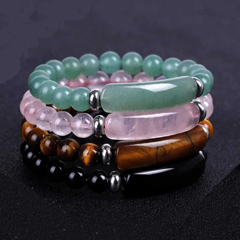 Vintage Natural Stone Beaded Bracelets for Women Fashion Geometric Crystal Agate Strand Bracelet Chakras Healing Anxiety Jewelry
Vintage Natural Stone Beaded Bracelets for Women Fashion Geometric Crystal Agate Strand Bracelet Chakras Healing Anxiety Jewelry