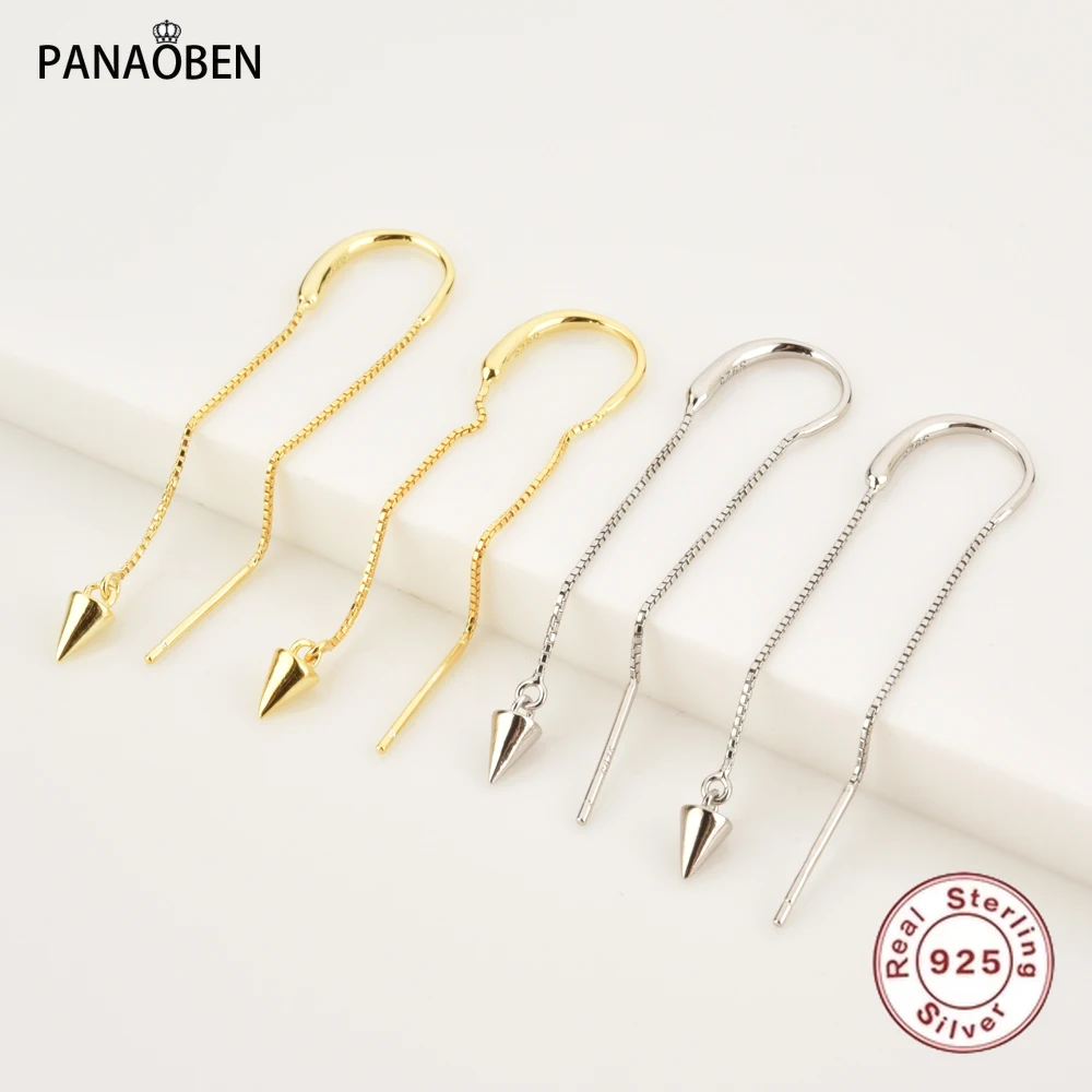 Fashion Korean 925 Sterling Silver Earrings for Women Gold Chain Piercing Drop Earring Long Thread Pin Luxury Spain Rock Jewelry
Fashion Korean 925 Sterling Silver Earrings for Women Gold Chain Piercing Drop Earring Long Thread Pin Luxury Spain Rock Jewelry