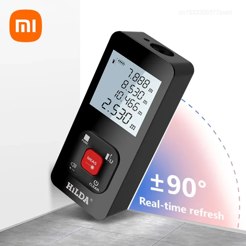 Xiaomi Laser Rangefinder Infrared Rangefinder High-precision Measuring Instrument Laser Ruler Electronic Laser Range Finder Tool
Xiaomi Laser Rangefinder Infrared Rangefinder High-precision Measuring Instrument Laser Ruler Electronic Laser Range Finder Tool