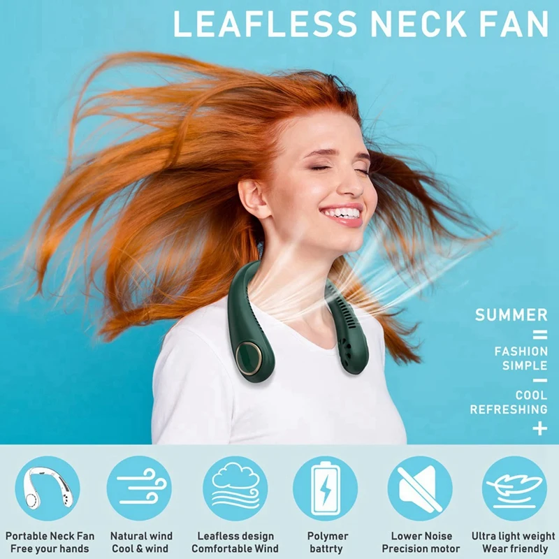 Portable Neck Fan, Newest USB Rechargeable Bladeless Neck Fan, Portable Hands Free Neck Fan With Digital Display
Portable Neck Fan, Newest USB Rechargeable Bladeless Neck Fan, Portable Hands Free Neck Fan With Digital Display