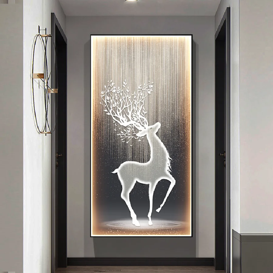 Modern Light Luxury Porch Decorative Painting Living Room Corridor Creative Luminous Painting Led Lamp Painting
Modern Light Luxury Porch Decorative Painting Living Room Corridor Creative Luminous Painting Led Lamp Painting