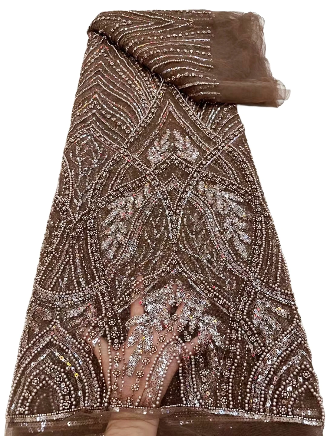 YQOINFKS Tulle Lace Fabric with Sequins Wedding Dress African Sewing Beaded Net Clothing Party 2023 High Quality 5 Yards YQ-4086
YQOINFKS Tulle Lace Fabric with Sequins Wedding Dress African Sewing Beaded Net Clothing Party 2023 High Quality 5 Yards YQ-4086