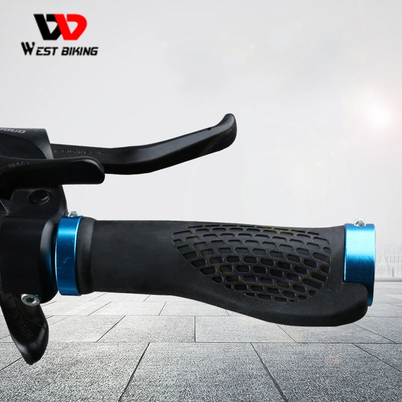 WEST BIKING Mountain bike Grips Ergonomic Non-Slip Rubber Handlebar Lock On MTB BMX Bicycle Parts Handle Grip Plug End Caps
WEST BIKING Mountain bike Grips Ergonomic Non-Slip Rubber Handlebar Lock On MTB BMX Bicycle Parts Handle Grip Plug End Caps