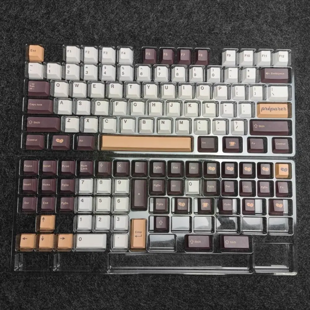 129 S Gmk кафе Cap s Pbt сублимационный колпачок Mx механические переключатели Cap s индивидуальные профильные платы O6c5
129 S Gmk кафе Cap s Pbt сублимационный колпачок Mx механические переключатели Cap s индивидуальные профильные платы O6c5