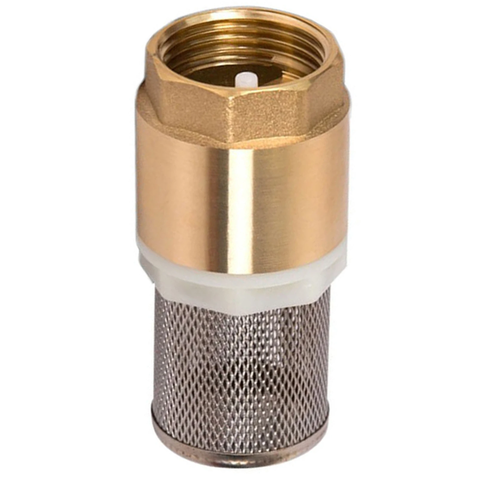 Brass Foot Valve DN32 With Check Valve Stainless Steel Basket Suction Basket With Steel Strainer Filter For Water Plumbing Pump
Brass Foot Valve DN32 With Check Valve Stainless Steel Basket Suction Basket With Steel Strainer Filter For Water Plumbing Pump