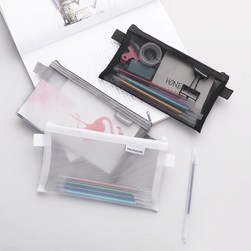 Minimalistic Creative Mesh Transparent Cute Square/Oval Portable Pen Pencil Pouch Bag School Office Supply Stationery Case Sac
Minimalistic Creative Mesh Transparent Cute Square/Oval Portable Pen Pencil Pouch Bag School Office Supply Stationery Case Sac
