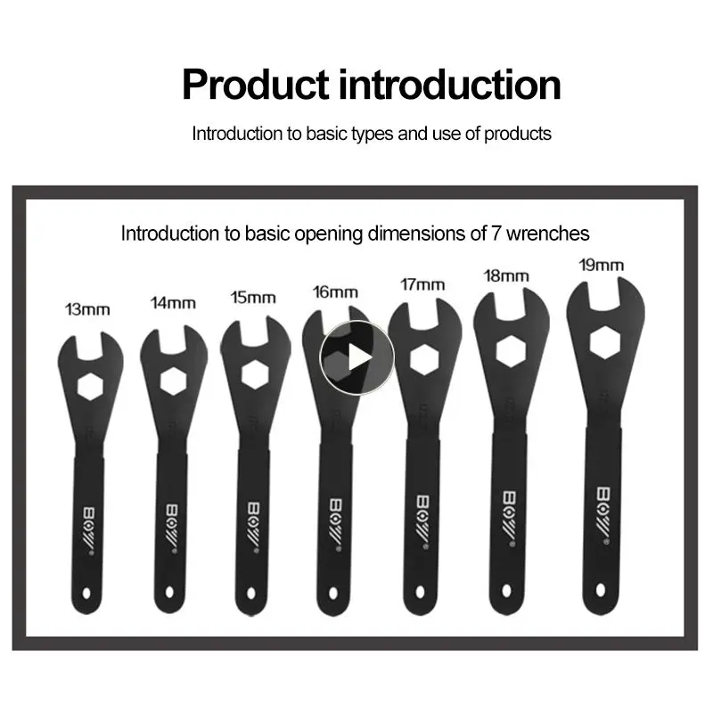 Bicycle Service Spanner 13/15 14/16/17/18/19mm Pedal Headset Hub Repair Wrench Bike Service Tools Cycle Repair Kit
Bicycle Service Spanner 13/15 14/16/17/18/19mm Pedal Headset Hub Repair Wrench Bike Service Tools Cycle Repair Kit