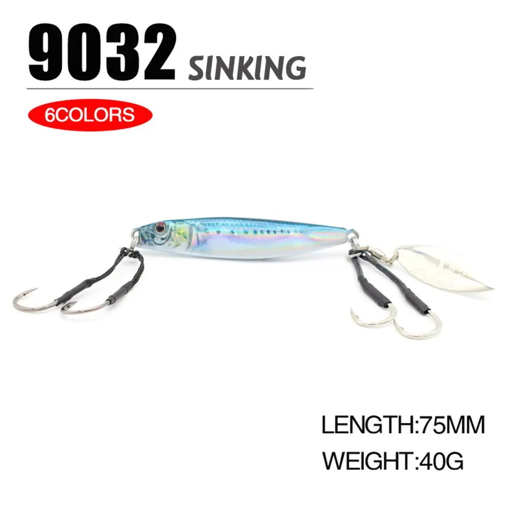 Sinking Saltwater Spoon Metal Rotate Spinner Tackle Sequin Metal Fishing Bait Treble Hook VIB Lure Wobblers Crankbaits
Sinking Saltwater Spoon Metal Rotate Spinner Tackle Sequin Metal Fishing Bait Treble Hook VIB Lure Wobblers Crankbaits