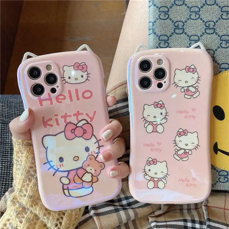 Hellokittys Sanrio чехол для телефона Kawaii аниме Iphone13Promax /12/11 защита от падения милый мультяшный креативный подарок на день рождения
Hellokittys Sanrio чехол для телефона Kawaii аниме Iphone13Promax /12/11 защита от падения милый мультяшный креативный подарок на день рождения