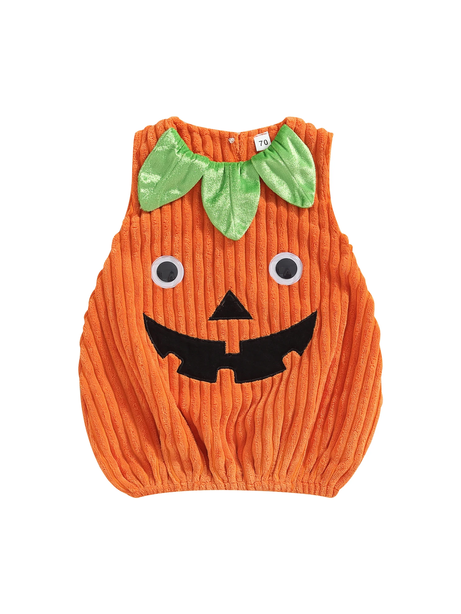 Infant Baby Girl Boy Halloween Costumes Sleeveless Pumpkin Smiley Romper Tops Striped Clothes Outfits
Infant Baby Girl Boy Halloween Costumes Sleeveless Pumpkin Smiley Romper Tops Striped Clothes Outfits