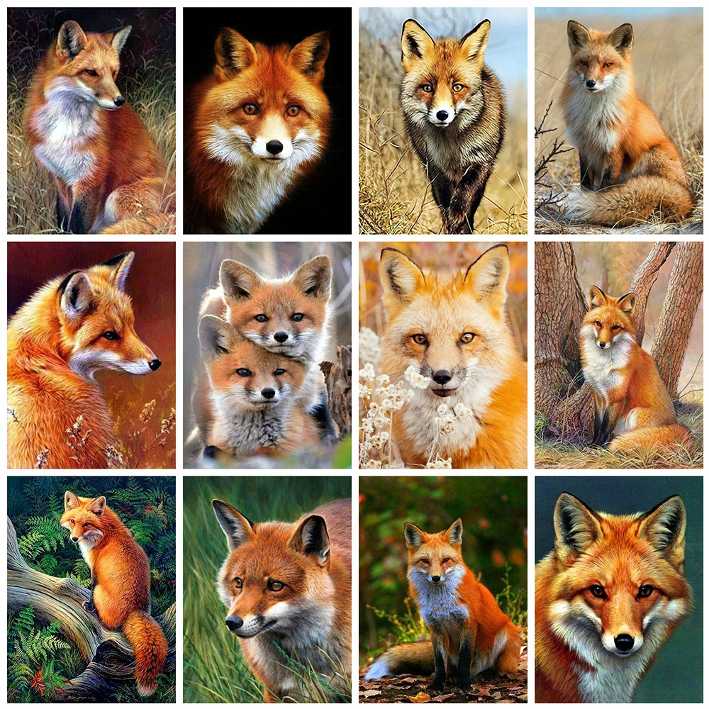 SIYU 5D Diamond Painting Cross Stitch Animals Diamond Embroidery Fox Full Round Rhinestone Pictures Home Decor 
SIYU 5D Diamond Painting Cross Stitch Animals Diamond Embroidery Fox Full Round Rhinestone Pictures Home Decor