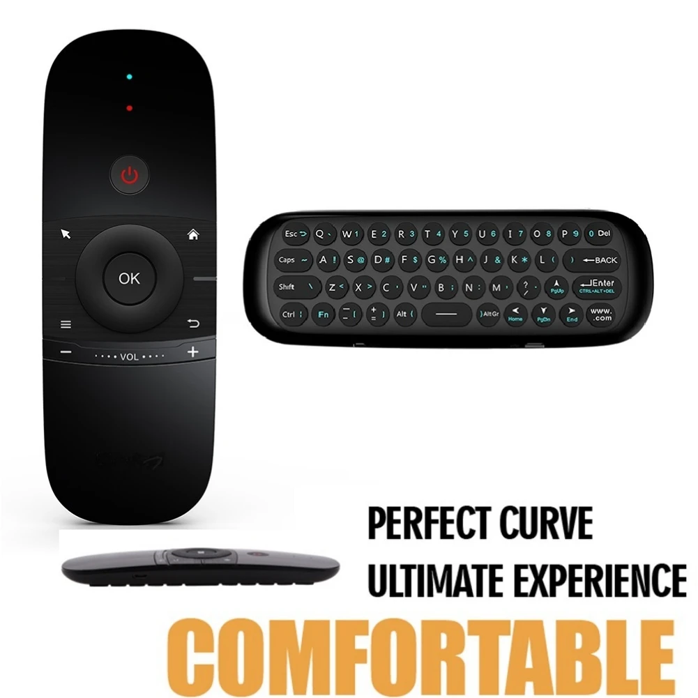 Air Mouse Wireless Keyboard Remote Control 2.4GHz Mini Wireless Keyboard Controller Micro USB Charging 300mAh for Android TV Box
Air Mouse Wireless Keyboard Remote Control 2.4GHz Mini Wireless Keyboard Controller Micro USB Charging 300mAh for Android TV Box