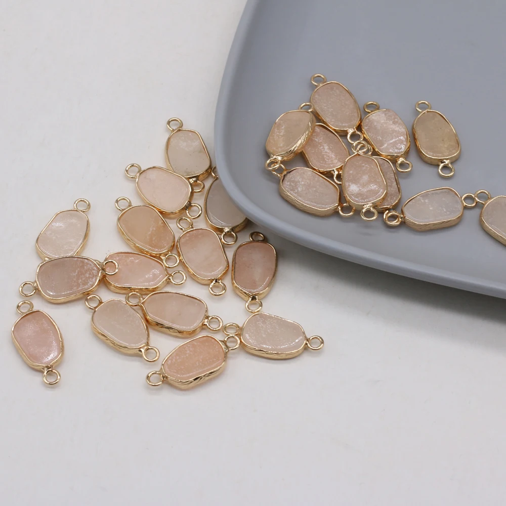 Wholesale10PCS Natural Stone Pink Aventurine Oval Connector Pendant Making DIY Necklace Charm Jewelry Accessory Gift
Wholesale10PCS Natural Stone Pink Aventurine Oval Connector Pendant Making DIY Necklace Charm Jewelry Accessory Gift