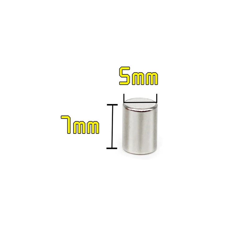 20/50/100/150/200/500PCS 5X7 mm Mini Small Search Magnet N35 Round Permanent NdFeB Strong Powerful Magnetic Magnet 5x7mm 5*7 mm
20/50/100/150/200/500PCS 5X7 mm Mini Small Search Magnet N35 Round Permanent NdFeB Strong Powerful Magnetic Magnet 5x7mm 5*7 mm