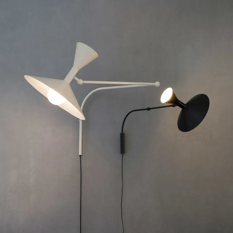 Italian NEMO Wall Lamp Arm Adjustable Grey Iron Wall Light Modern Bedroom Wall Sconces for Study Bedside Plug Wall Light Fixture
Italian NEMO Wall Lamp Arm Adjustable Grey Iron Wall Light Modern Bedroom Wall Sconces for Study Bedside Plug Wall Light Fixture