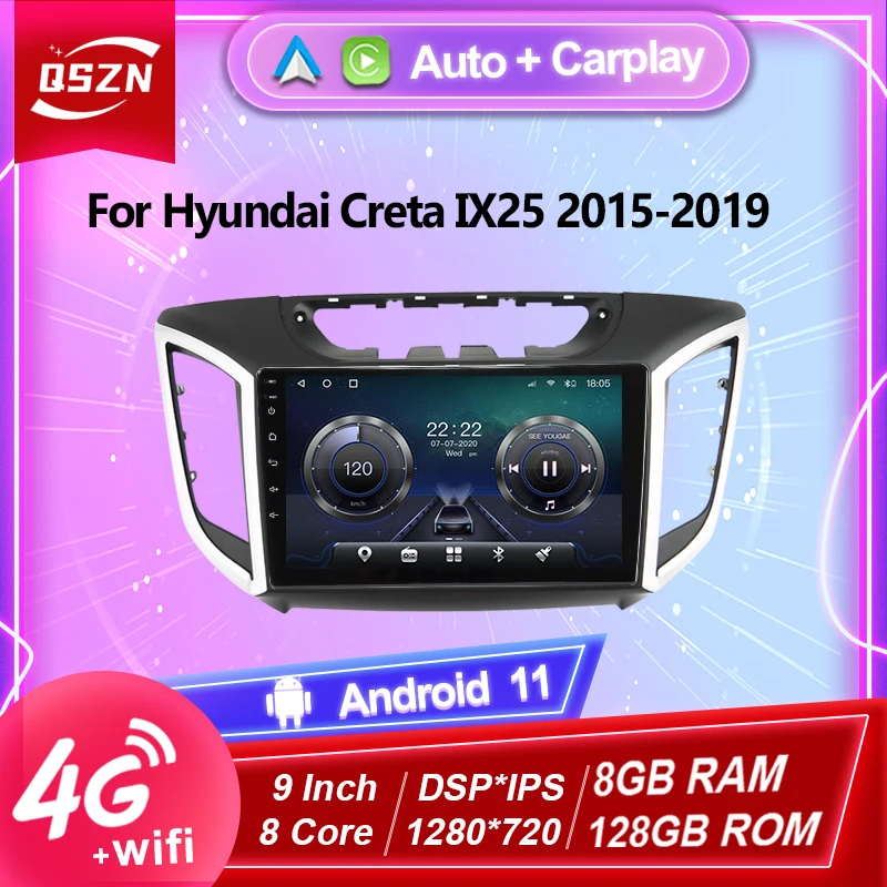 Автомагнитола для Hyundai Creta IX25 2015-2019, 10 дюймов, Android 11, мультимедийный видеоплеер, навигация, GPS, 2 din, 4G, DVD, головное устройство
Автомагнитола для Hyundai Creta IX25 2015-2019, 10 дюймов, Android 11, мультимедийный видеоплеер, навигация, GPS, 2 din, 4G, DVD, головное устройство