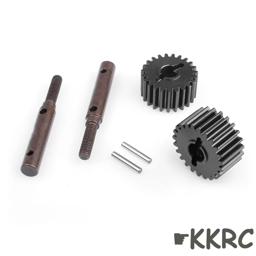Racing 23T Hardened Steel Portal Drive Output Spindle Gear w/ Portal Stub Axle Drive Shaft for RC Crawler TRX4 TRX6
Racing 23T Hardened Steel Portal Drive Output Spindle Gear w/ Portal Stub Axle Drive Shaft for RC Crawler TRX4 TRX6