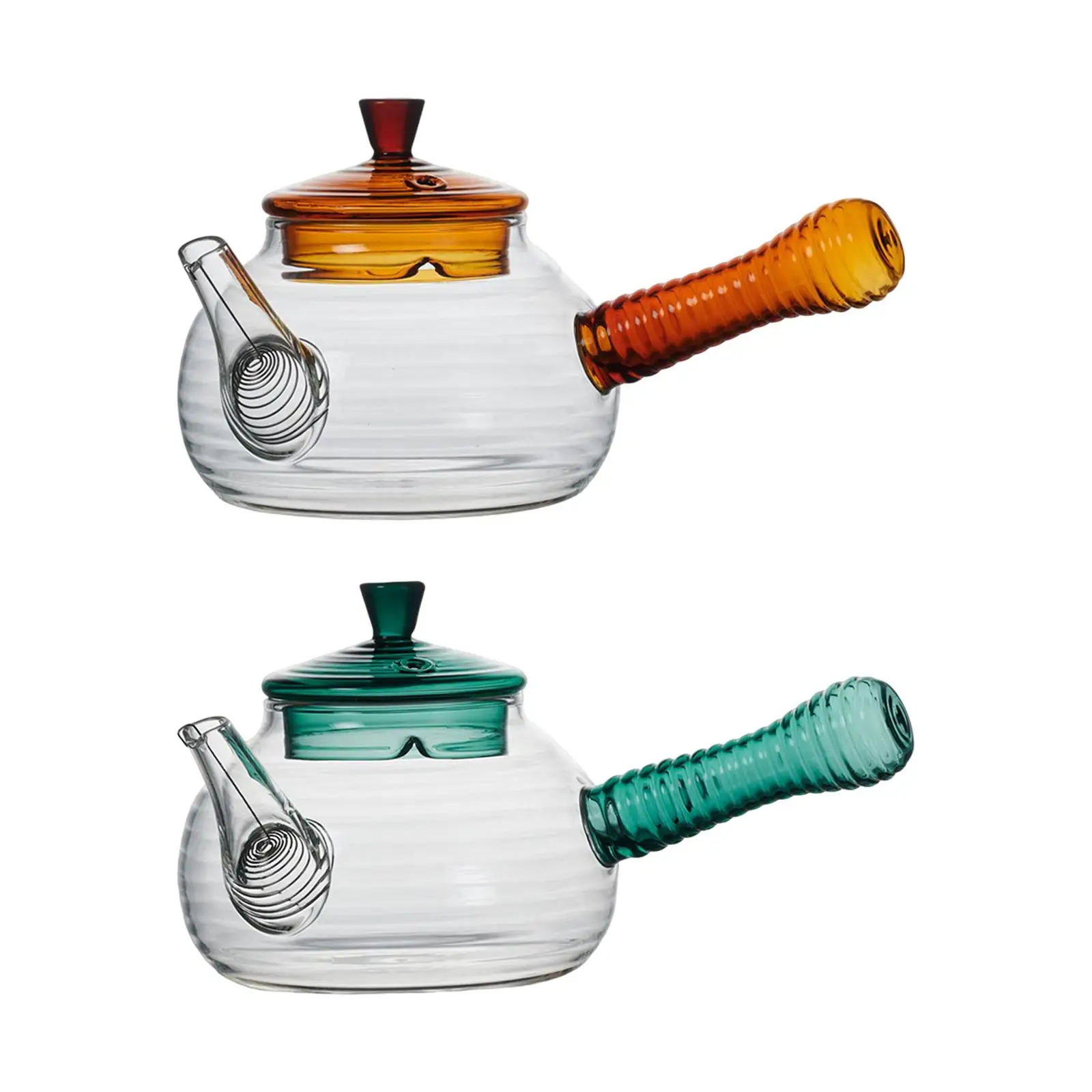 Borosilicate Glass Teapot with Infuser and Handle ,Clear Heatproof Hand Blowing Tea Pot for Blooming
Borosilicate Glass Teapot with Infuser and Handle ,Clear Heatproof Hand Blowing Tea Pot for Blooming