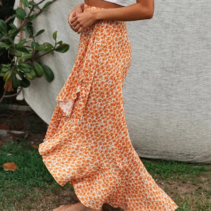 Женские асимметричные юбки с высоким разрезом, сексуальный сарафан с цветочным принтом и оборками, длинный халат, пляжные юбки в стиле бохо,...
Женские асимметричные юбки с высоким разрезом, сексуальный сарафан с цветочным принтом и оборками, длинный халат, пляжные юбки в стиле бохо,...