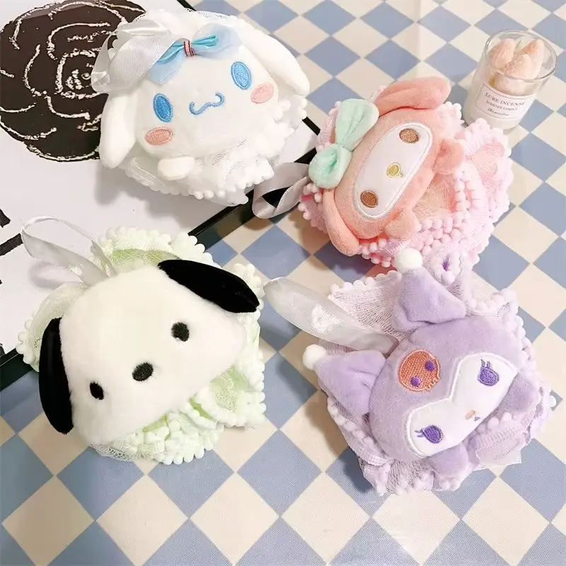 Cute Sanrio 3D Cinnmoroll My Melody Pochacco Bathing Ball Cute Girl Bathing Bubble Ball Rubbing Bathroom Supplies
Cute Sanrio 3D Cinnmoroll My Melody Pochacco Bathing Ball Cute Girl Bathing Bubble Ball Rubbing Bathroom Supplies