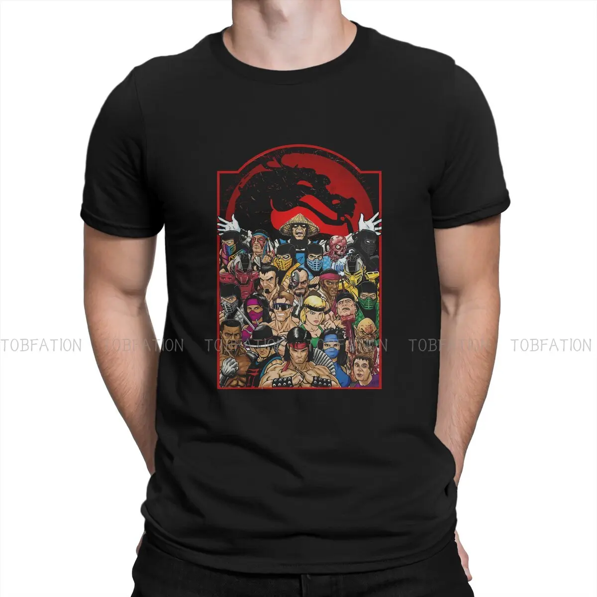 Футболка в стиле персонажей, футболка с принтом Mortal Kombat MK Midway Game, удобная креативная футболка с коротким рукавом
Футболка в стиле персонажей, футболка с принтом Mortal Kombat MK Midway Game, удобная креативная футболка с коротким рукавом