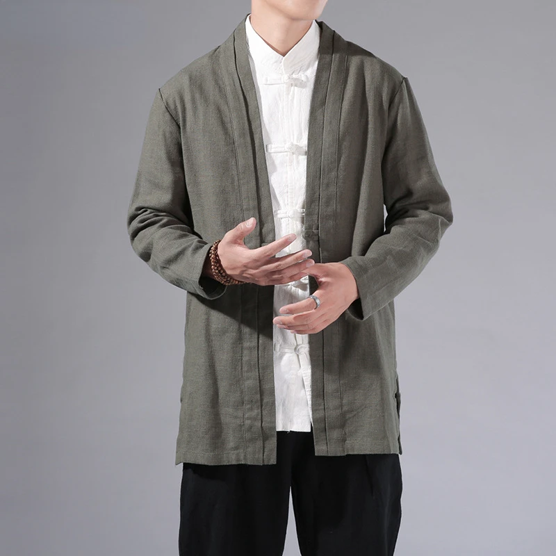 Traditional Chinese Clothing Kung Fu Tang Suit Male Casual Oriental Hanfu Tops Vintage Long Sleeve Hanfu Oriental Fashion Shirt
Traditional Chinese Clothing Kung Fu Tang Suit Male Casual Oriental Hanfu Tops Vintage Long Sleeve Hanfu Oriental Fashion Shirt
