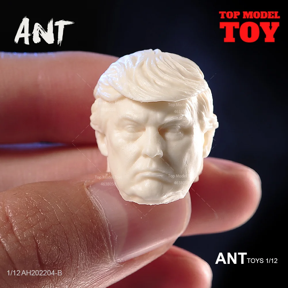 1/12 Unpainted US President Donald Trump Head Sculpt Carved No Neck For 6'' Male Soldier Action Figure Body
1/12 Unpainted US President Donald Trump Head Sculpt Carved No Neck For 6'' Male Soldier Action Figure Body