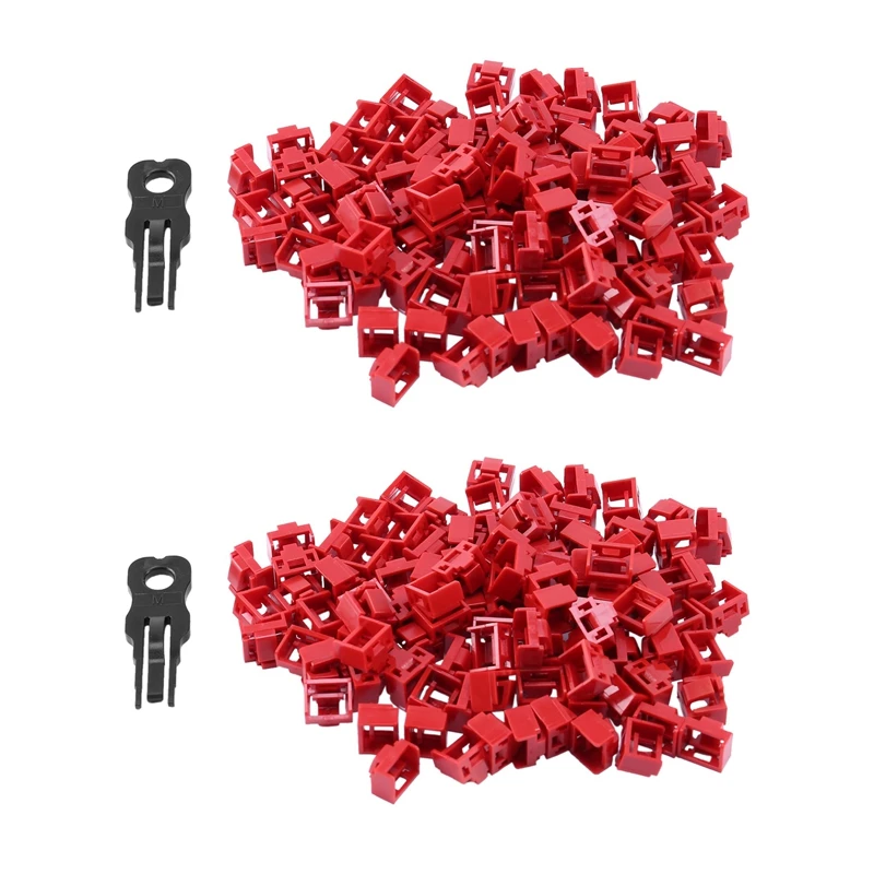 TOP 200Pcs Red RJ45 Port Ethernet LAN Hub Anti Dust Cover Plug Cap Blockout Protector With Proprietary Lock And Key
TOP 200Pcs Red RJ45 Port Ethernet LAN Hub Anti Dust Cover Plug Cap Blockout Protector With Proprietary Lock And Key