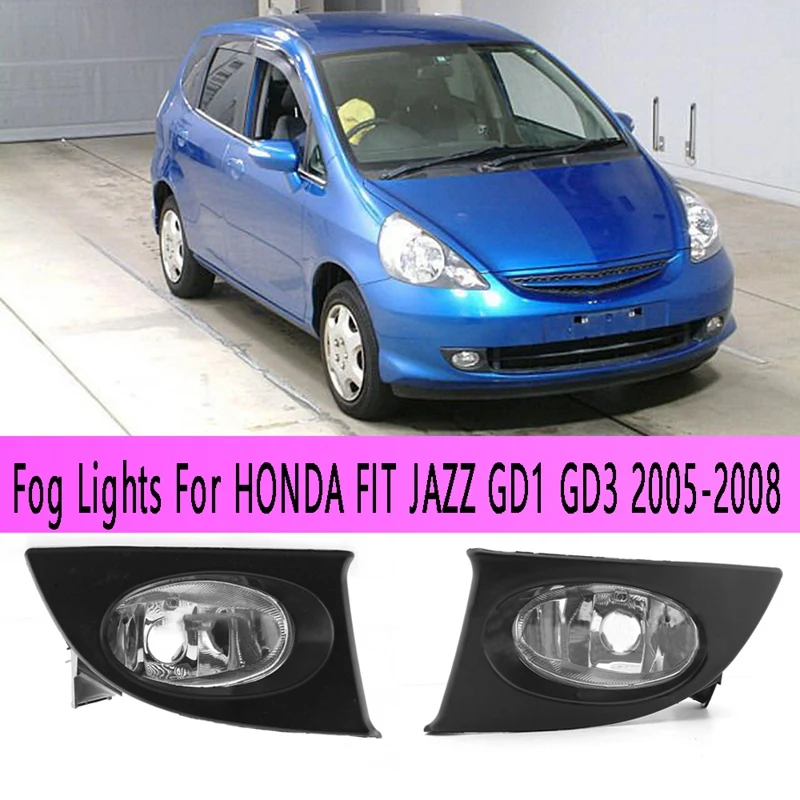 Car Front Bumper Fog Lights Lamp Foglight Without Bulb for HONDA FIT JAZZ GD1 GD3 2005-2008
Car Front Bumper Fog Lights Lamp Foglight Without Bulb for HONDA FIT JAZZ GD1 GD3 2005-2008