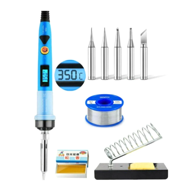 67JE Digital Electric Soldering Iron Kit for Circuit Board Repair Heat-resistant
67JE Digital Electric Soldering Iron Kit for Circuit Board Repair Heat-resistant