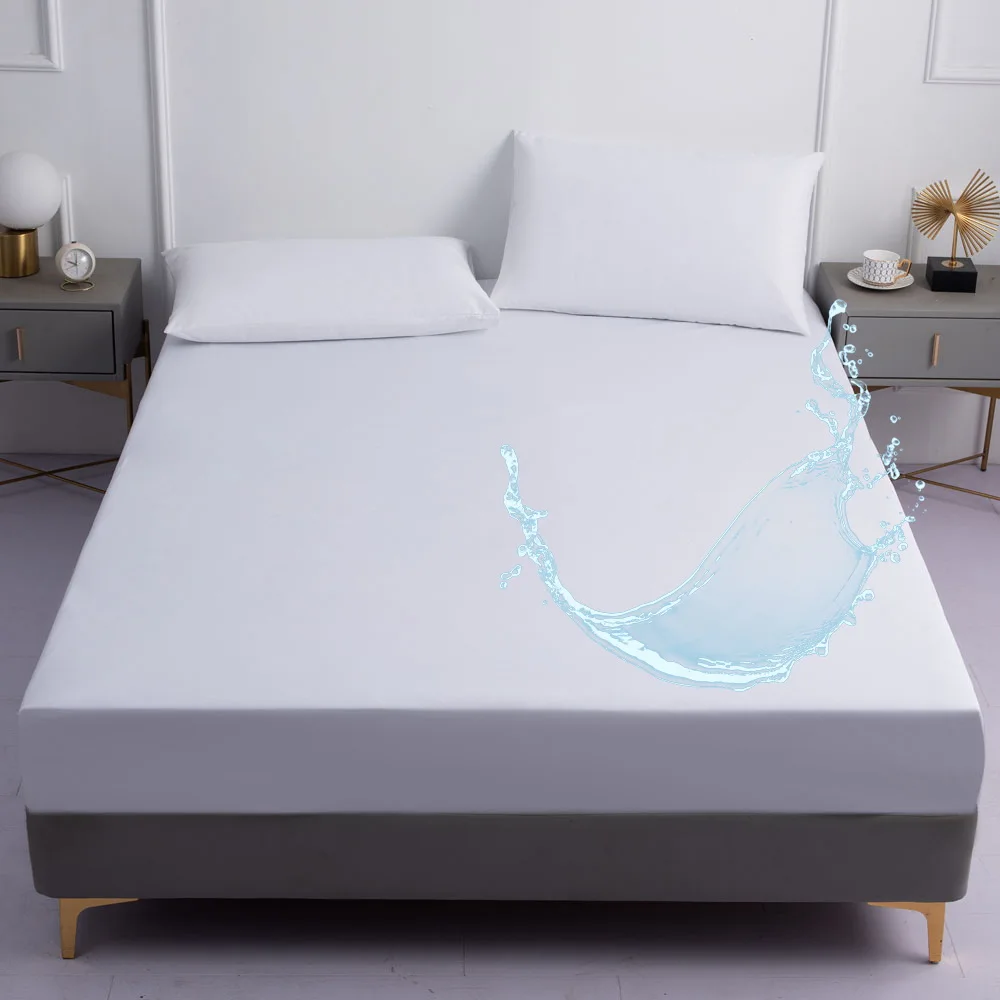 Waterproof Fitted Sheet All-around Elastic Rubber Band Non-slip Dustproof Bed Sheet Water Proof
Waterproof Fitted Sheet All-around Elastic Rubber Band Non-slip Dustproof Bed Sheet Water Proof