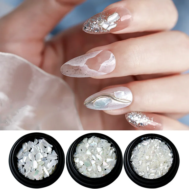 Shell Fragments Nail Decor Pearl White Nail Art Shell Pieces Ornaments Irregular Fragments Nails Art Decorative Mix Flakes Thin
Shell Fragments Nail Decor Pearl White Nail Art Shell Pieces Ornaments Irregular Fragments Nails Art Decorative Mix Flakes Thin