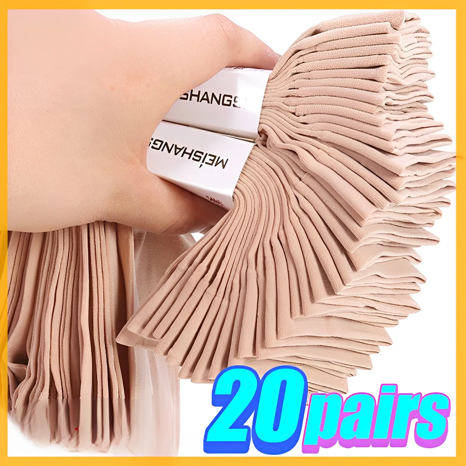 40pcs=20pairsElastic Crystal Silk Socks Women Summer Transparent Ultrathin Silky Meias Socks Female Thin Nylon Short Ankle Sox
40pcs=20pairsElastic Crystal Silk Socks Women Summer Transparent Ultrathin Silky Meias Socks Female Thin Nylon Short Ankle Sox