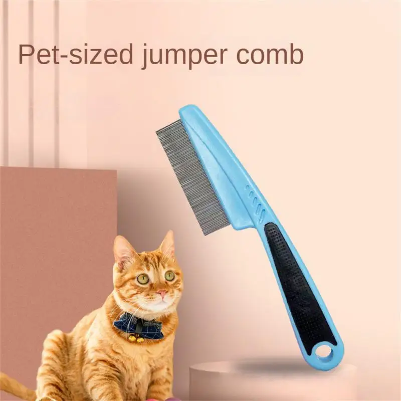 

Dog Cat Comb Hair Shedding Flea Tick Removal Brush Insect Repellent Knotting Dog Cat Stainless Steel Grooming Comb Pet Supplies