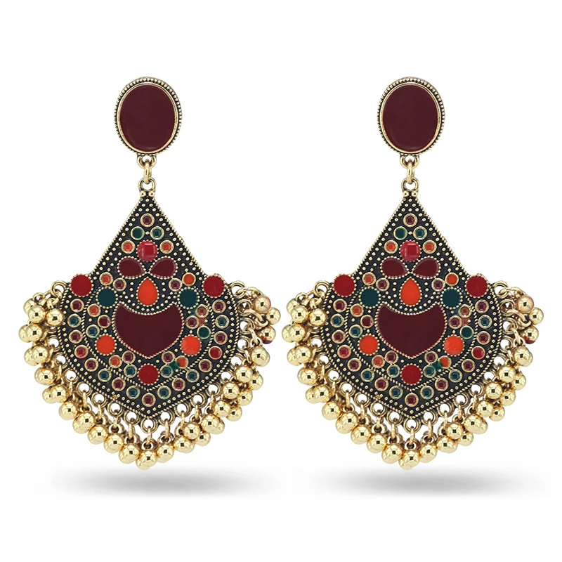 Afghan Fashion Jewelry Acrylic Beads Statement Earrings Women Boho Ethnic Indian River Island Earring
Afghan Fashion Jewelry Acrylic Beads Statement Earrings Women Boho Ethnic Indian River Island Earring