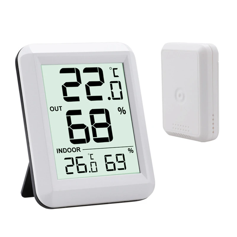 Wireless Thermometer Baby Room Hygrometer Temperature Humidity Monitor Indoor Outdoor Weather Station Sensor
Wireless Thermometer Baby Room Hygrometer Temperature Humidity Monitor Indoor Outdoor Weather Station Sensor