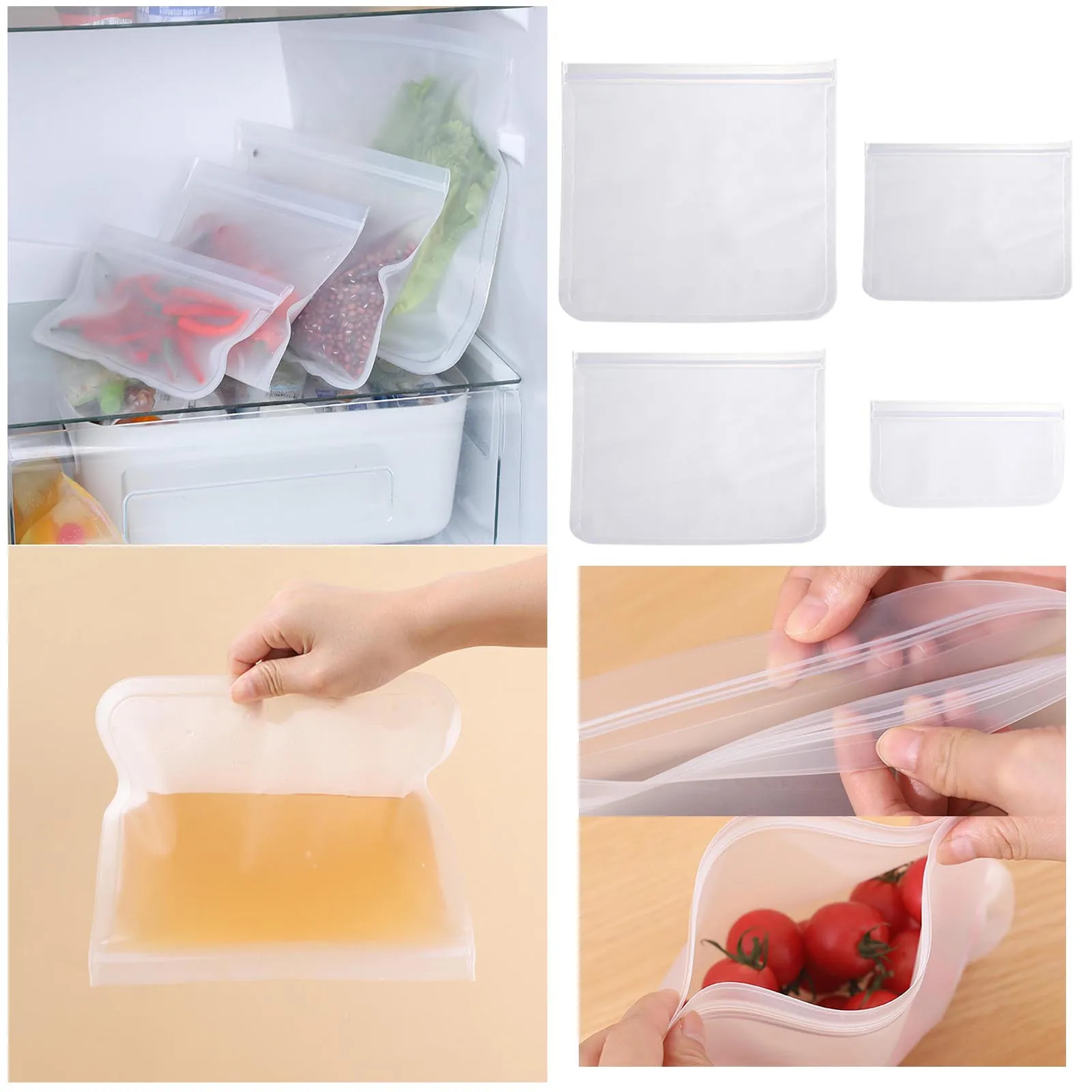 Disposable Containers EVA Food Preservation Bag Refrigerator Food Storage Bag Fruit And Vegetable Food Sealing Bag Reusable
Disposable Containers EVA Food Preservation Bag Refrigerator Food Storage Bag Fruit And Vegetable Food Sealing Bag Reusable