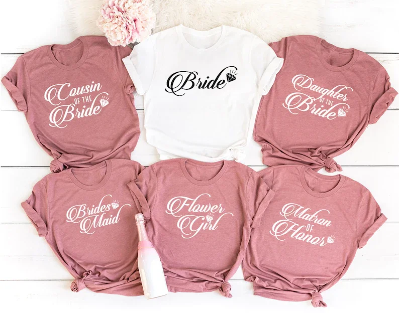 Bachelorette Party Shirt,Bridesmaid T Shirt,Wedding Tee y2k 100% cotton Women's T-shirt
Bachelorette Party Shirt,Bridesmaid T Shirt,Wedding Tee y2k 100% cotton Women's T-shirt