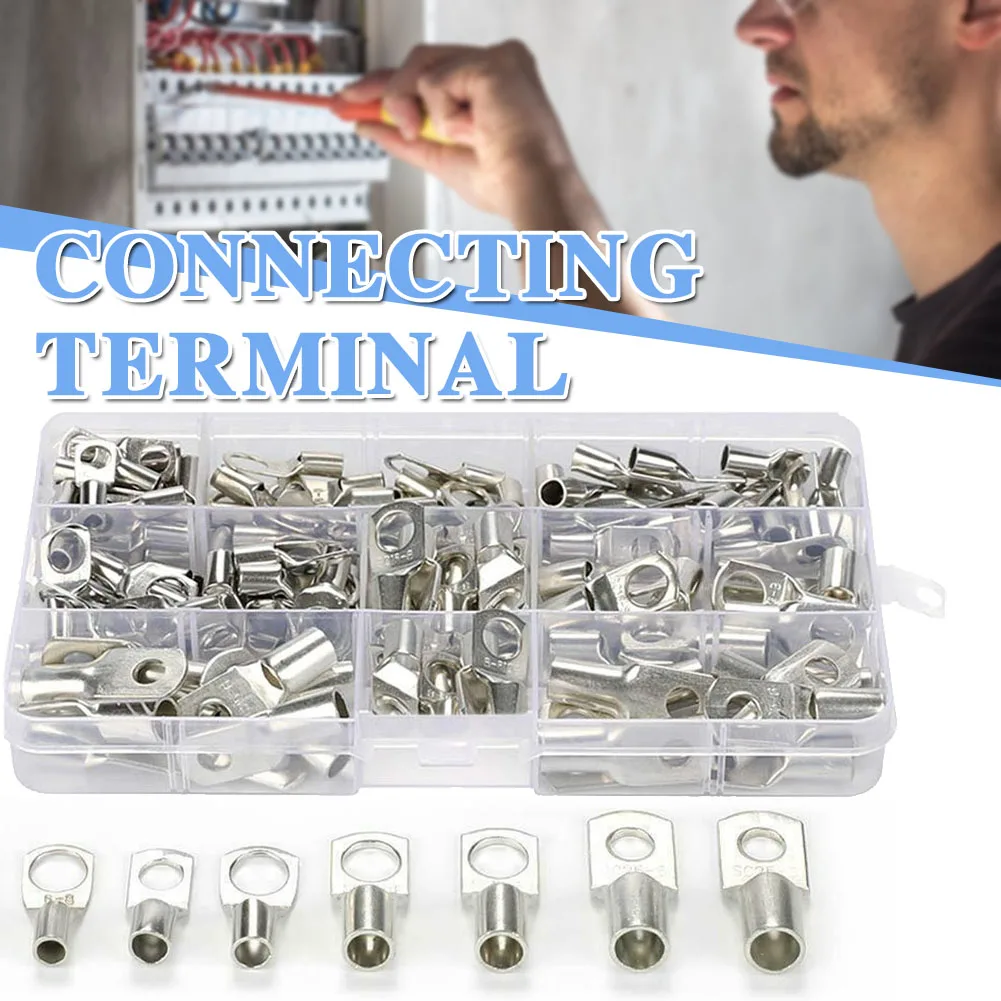 Copper Wire Lugs Assortment Kit Practical Peeking Copper Tube Terminal For Shipbuilding
Copper Wire Lugs Assortment Kit Practical Peeking Copper Tube Terminal For Shipbuilding