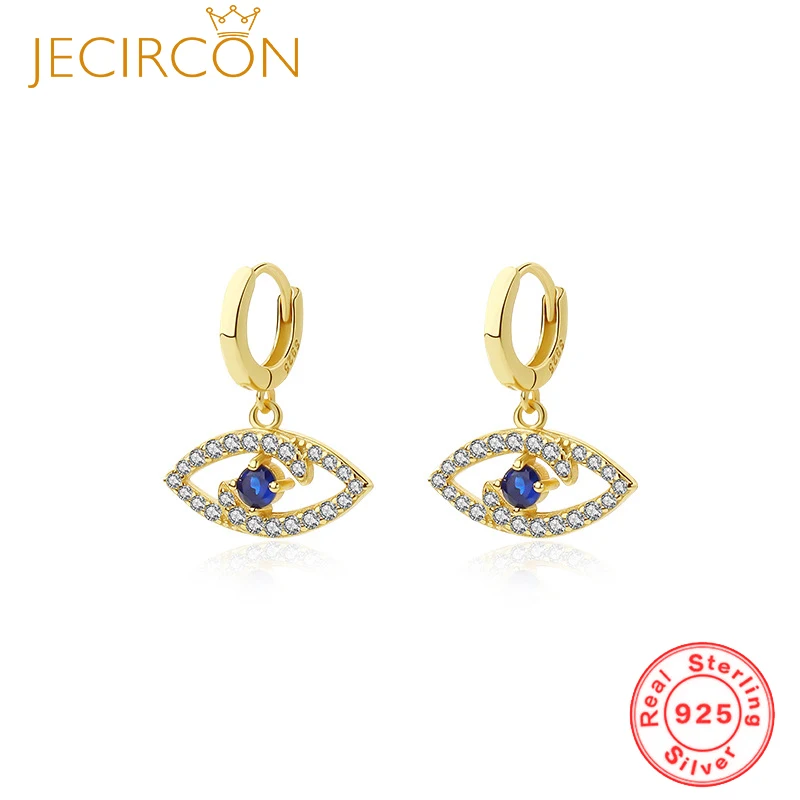 JECIRCON 925 Sterling Silver Devil's Eye Drop Earrings for Women Personality Micro Inlaid Blue Zircon Earrings Trendy Jewelry
JECIRCON 925 Sterling Silver Devil's Eye Drop Earrings for Women Personality Micro Inlaid Blue Zircon Earrings Trendy Jewelry