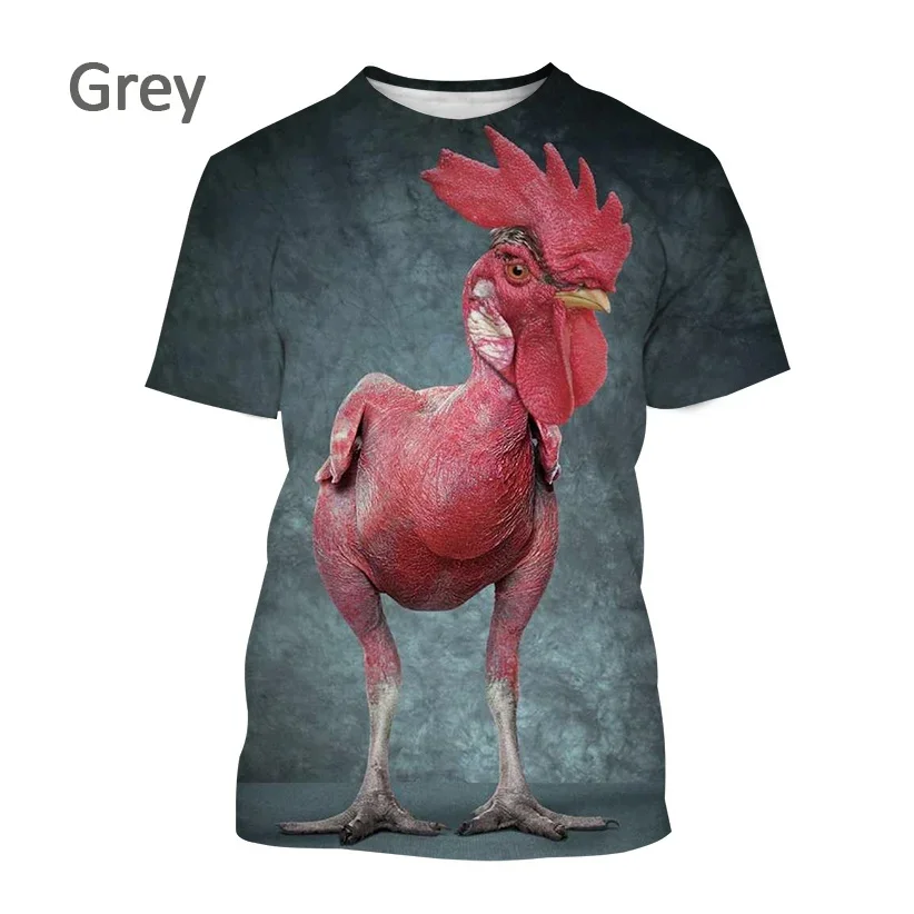 New Animal Rooster Print T Shirt Men's Casual Cool 3D Short-sleeved T Shirt Chicken Harajuku Style Streetwear Top
New Animal Rooster Print T Shirt Men's Casual Cool 3D Short-sleeved T Shirt Chicken Harajuku Style Streetwear Top