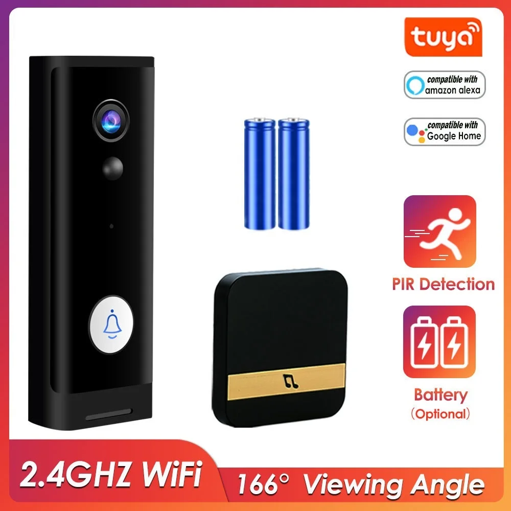 1080P WiFi Doorbell Camera Smart Home Video Doorbell Wireless Security Protection Door Phone Camera Battery Mini Door Bell
1080P WiFi Doorbell Camera Smart Home Video Doorbell Wireless Security Protection Door Phone Camera Battery Mini Door Bell