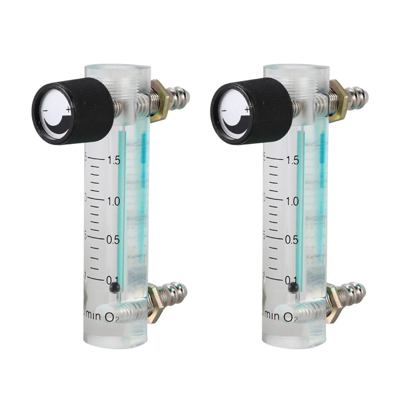 Spot Goods 2X 0.1-1.5LPM 1.5L Oxygen Flow Meter Flowmeter With Control Valve For Oxygen Air Gas
Spot Goods 2X 0.1-1.5LPM 1.5L Oxygen Flow Meter Flowmeter With Control Valve For Oxygen Air Gas