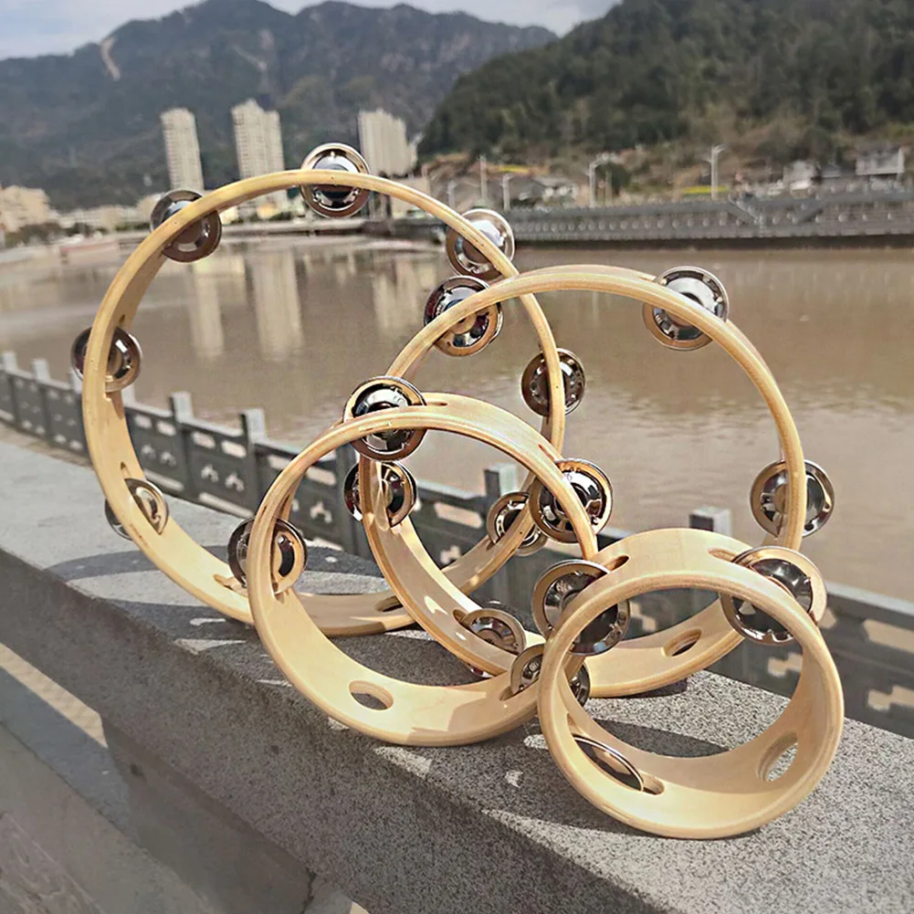 Hand Held Wood Headless Tambourine Percussion Hand Drums Toys 4in 6in 8in 10in Jingles Educational Musical Toy For Children
Hand Held Wood Headless Tambourine Percussion Hand Drums Toys 4in 6in 8in 10in Jingles Educational Musical Toy For Children