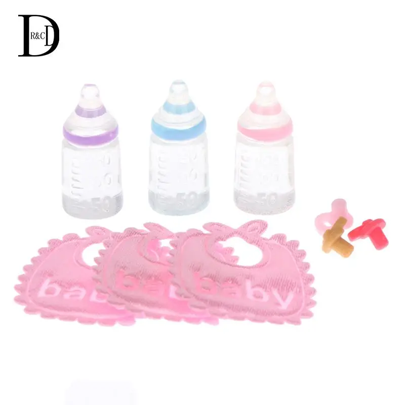 3pcs/set 1:12 Dolls House Miniature Baby Bottles Pacifier Bibs Set Nursery Accessory Gift
3pcs/set 1:12 Dolls House Miniature Baby Bottles Pacifier Bibs Set Nursery Accessory Gift