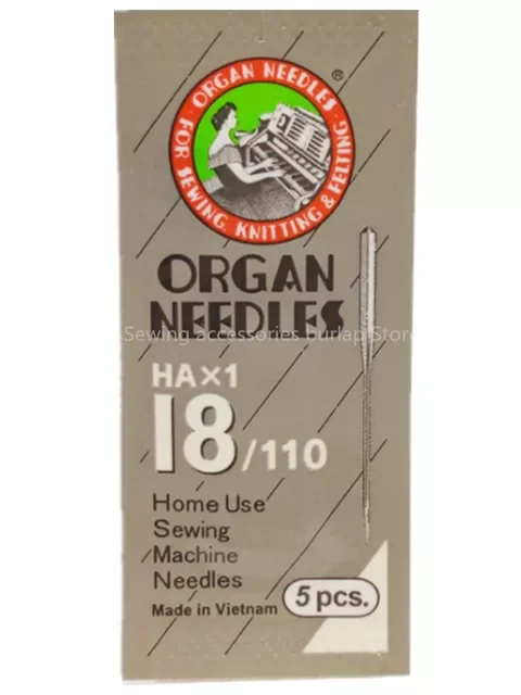 of HAX1 Sewing Needles ORGAN Household Sewing Machine Needles for SINGER BROTHER 9/65 11/75 12/80 14/90 Ect 5BB5924
of HAX1 Sewing Needles ORGAN Household Sewing Machine Needles for SINGER BROTHER 9/65 11/75 12/80 14/90 Ect 5BB5924